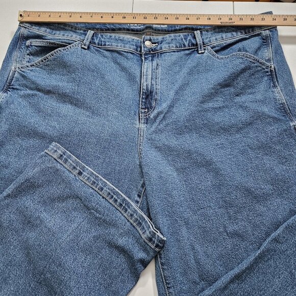 Torrid Jeans Womens 24R Blue Denim High Rise Carpenter Stretch Wide Leg Pockets - Picture 4 of 16